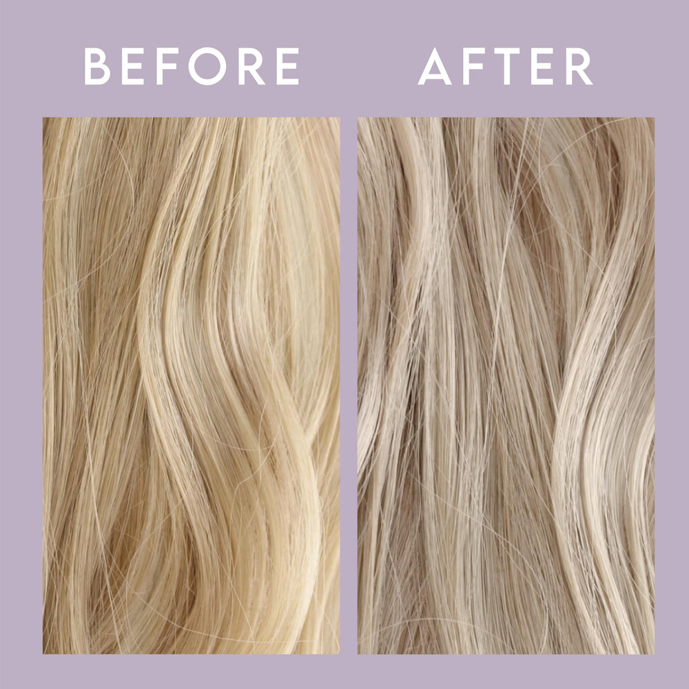 ALURAM before and after photo comparing brassiness reduction benefits