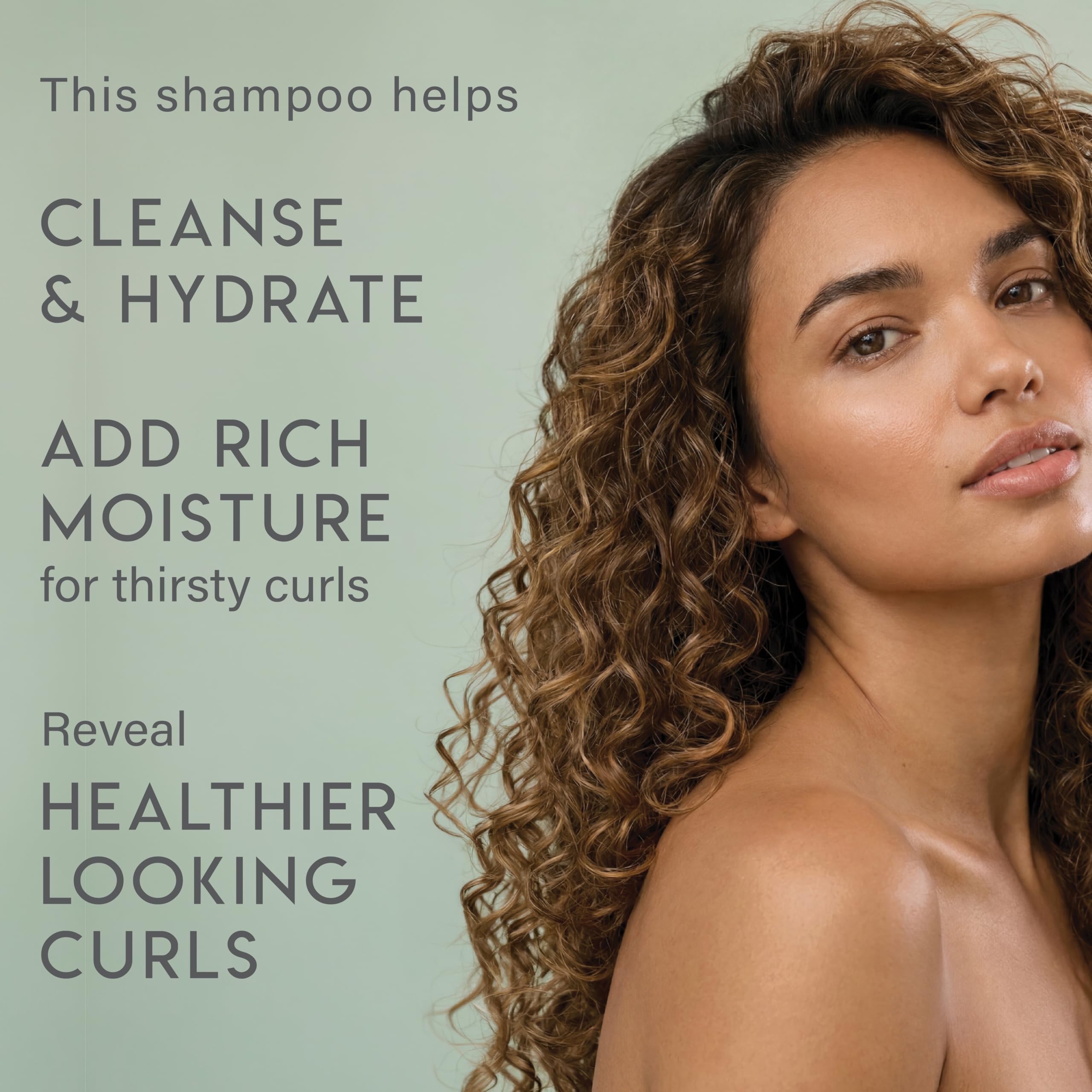 ALURAM pump dispensing shampoo demonstrating easy controlled use