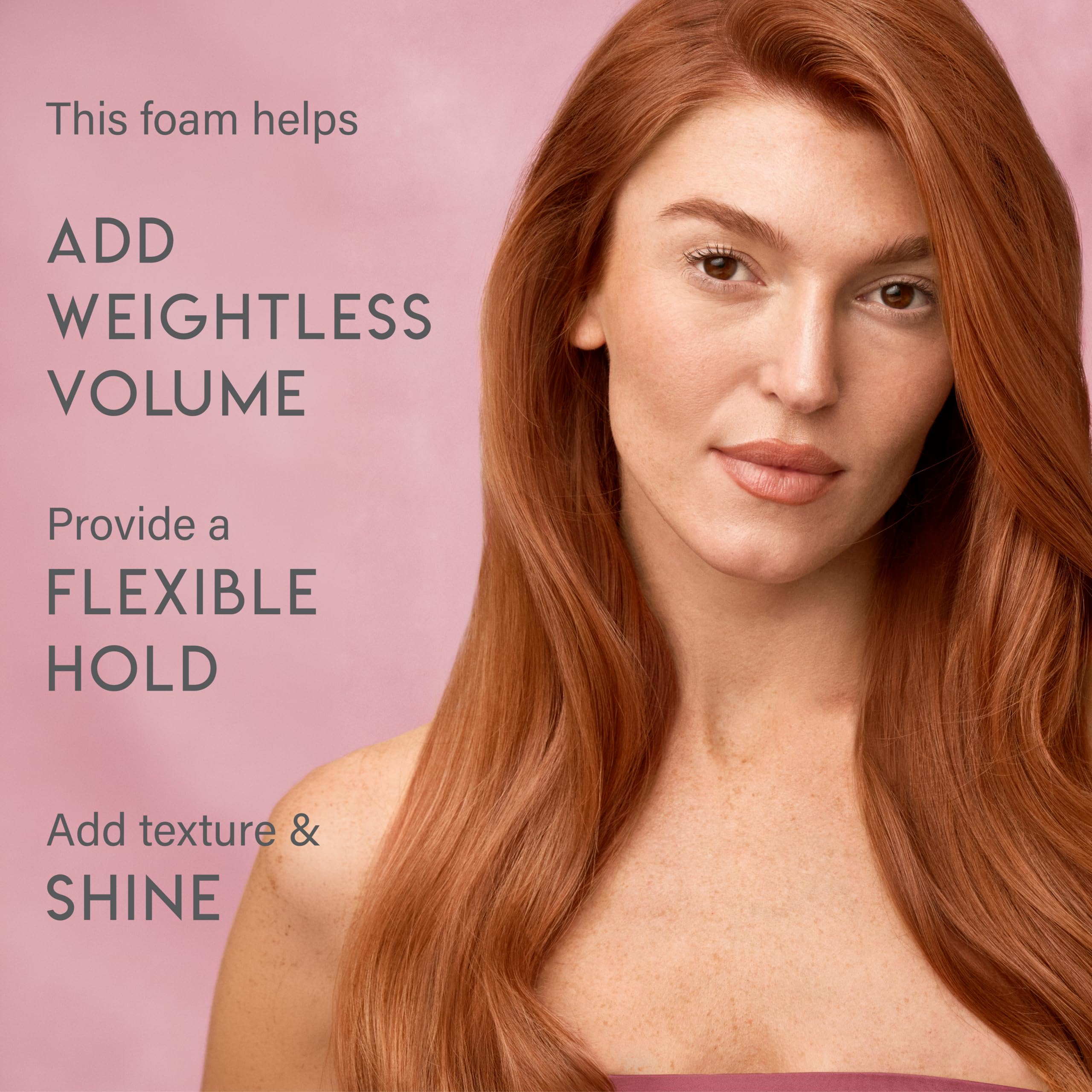 ALURAM foam being dispensed illustrating airy texture and easy application