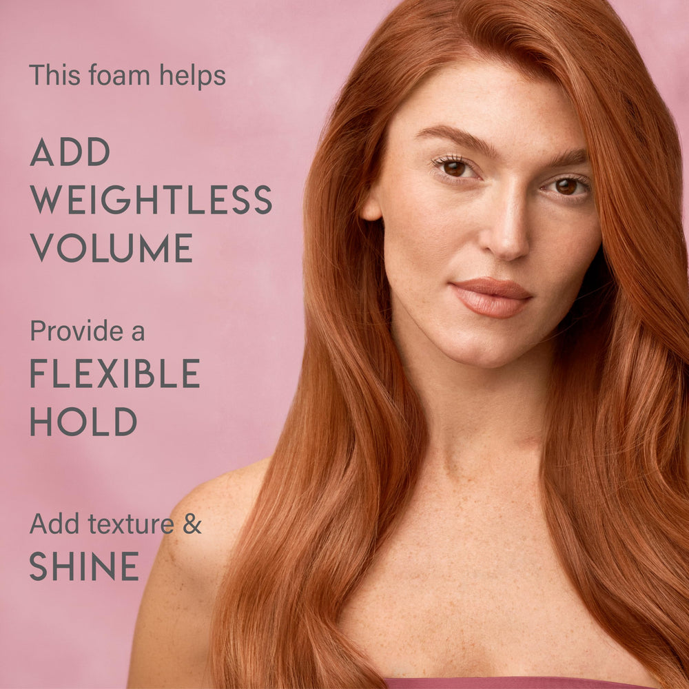 ALURAM foam being dispensed illustrating airy texture and easy application