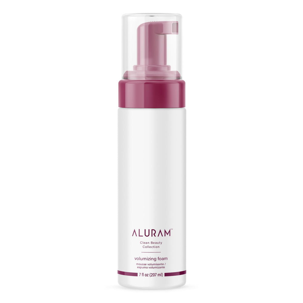 ALURAM front packaging showing volumizing foam and 7 fl oz benefit