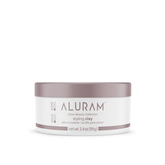 ALURAM front packaging showing clean-beauty styling clay benefits