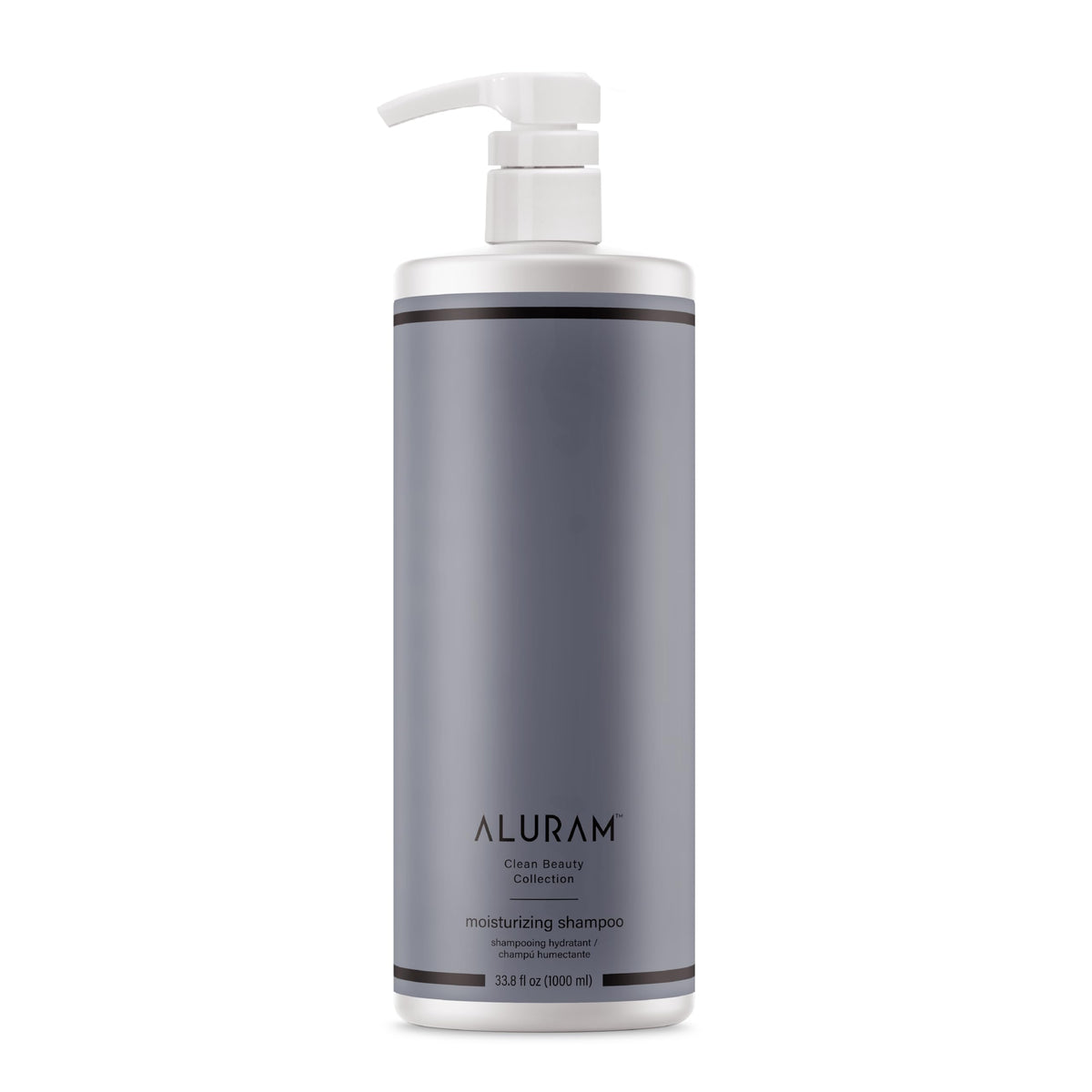 ALURAM front packaging showing coconut water shampoo benefits and size