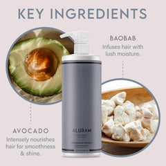 ALURAM rich lather texture detail demonstrating gentle cleansing