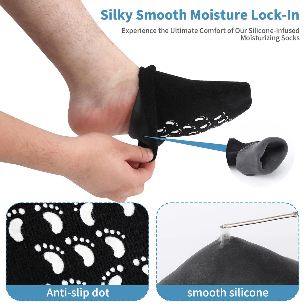 ALUROICE socks beside a ruler showing size for accurate fit and selection