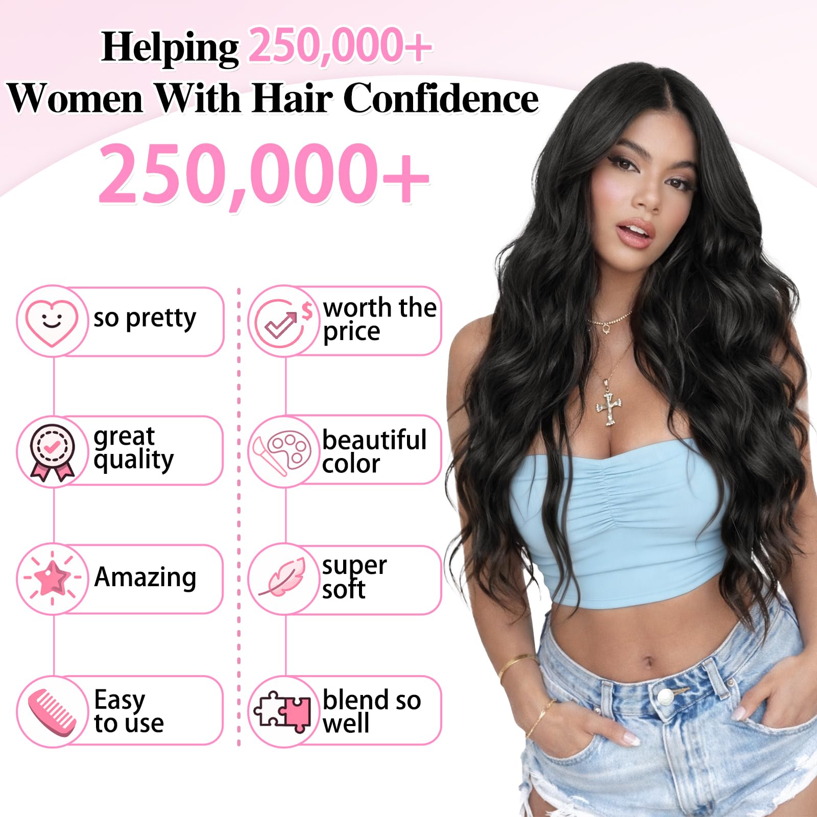 ALXNAN care routine with brush and spray to prevent tangles and extend life