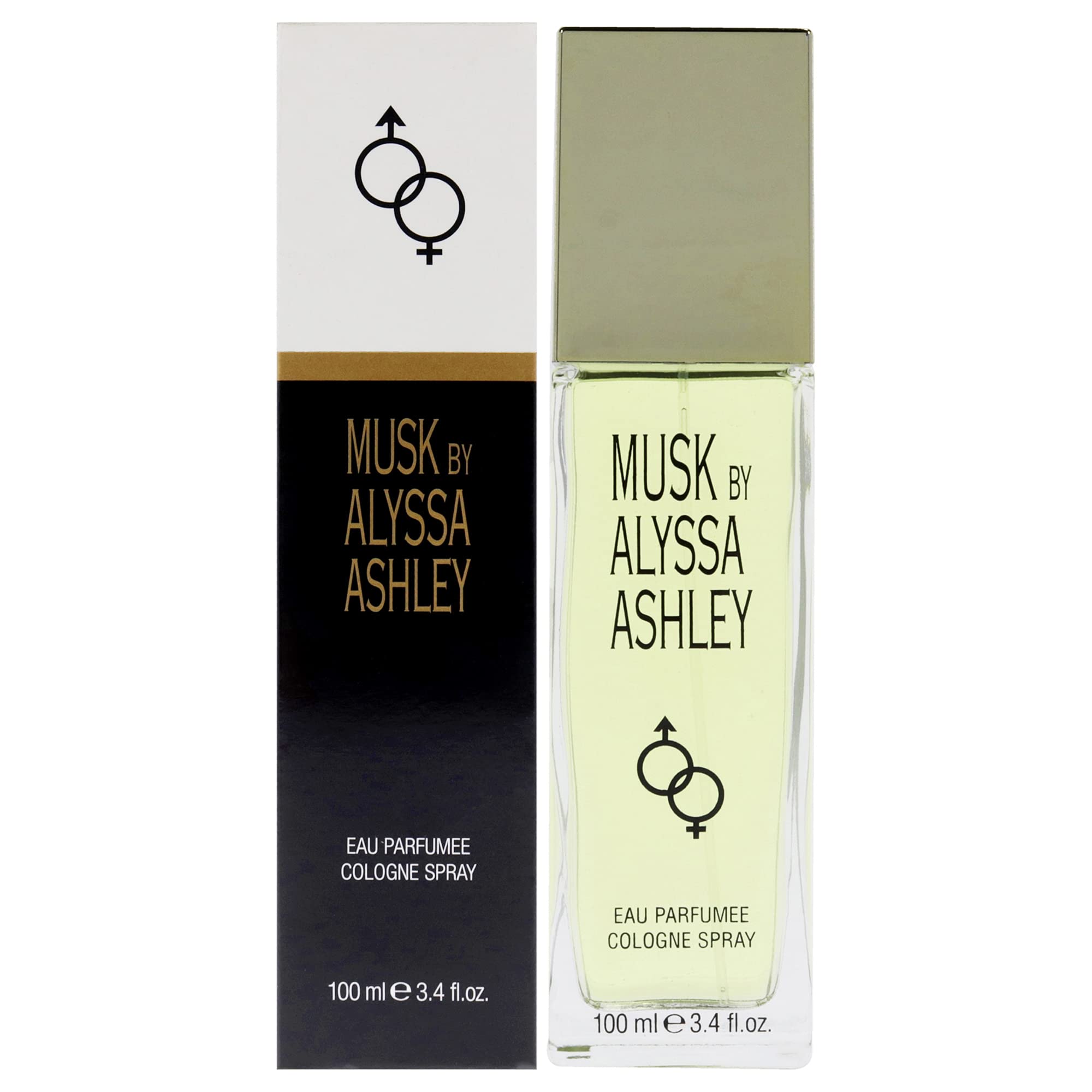 Alyssa Ashley front bottle showing label and elegant glass, highlighting presentation benefit