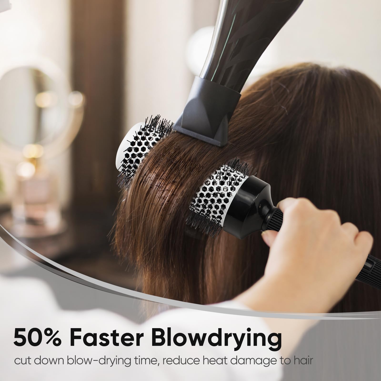 AM 8:00 25mm barrel close detail for creating defined layers and tighter curls