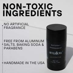 Amallow applying underarm in use illustrating reliable all-day odor protection