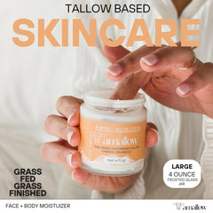 Amallow open jar whipped texture visible for smooth easy application