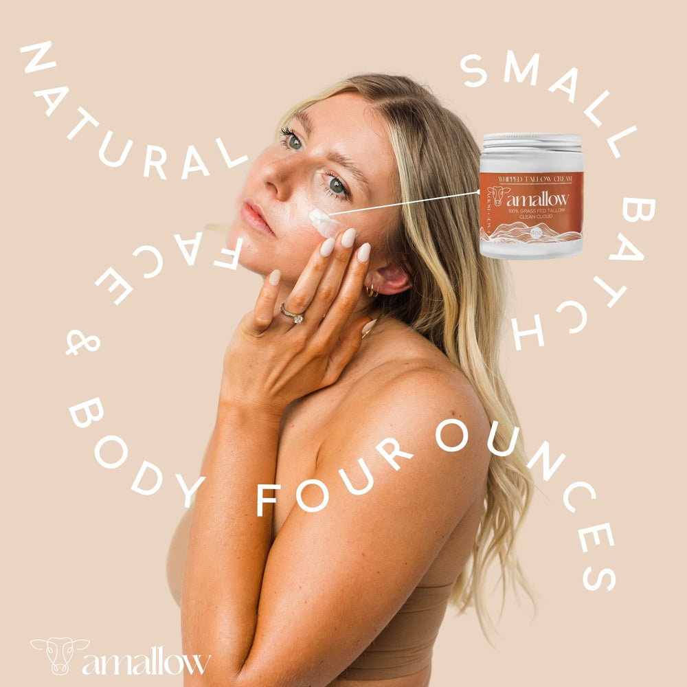 Amallow jar on a bathroom shelf in lifestyle setting suggesting daily skincare routine integration
