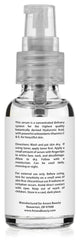 Amara Beauty serum in hand demonstrating easy application and silky skin benefit