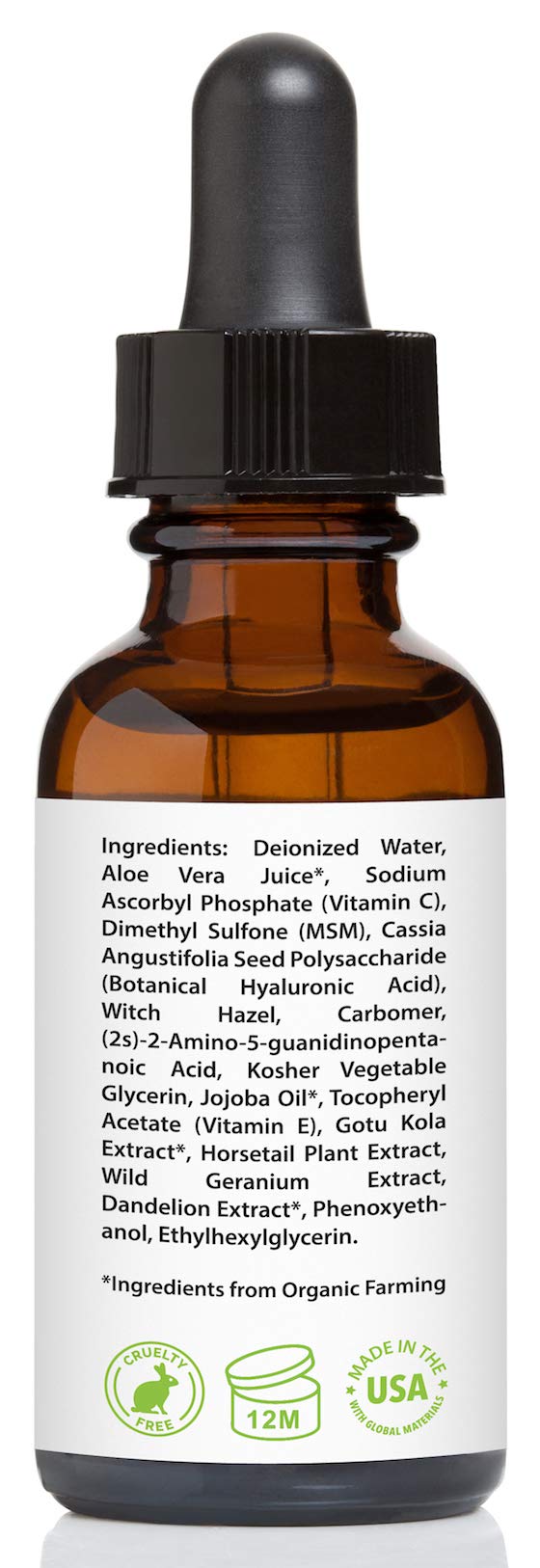 Amara Beauty serum staged on bathroom shelf for daily routine benefit