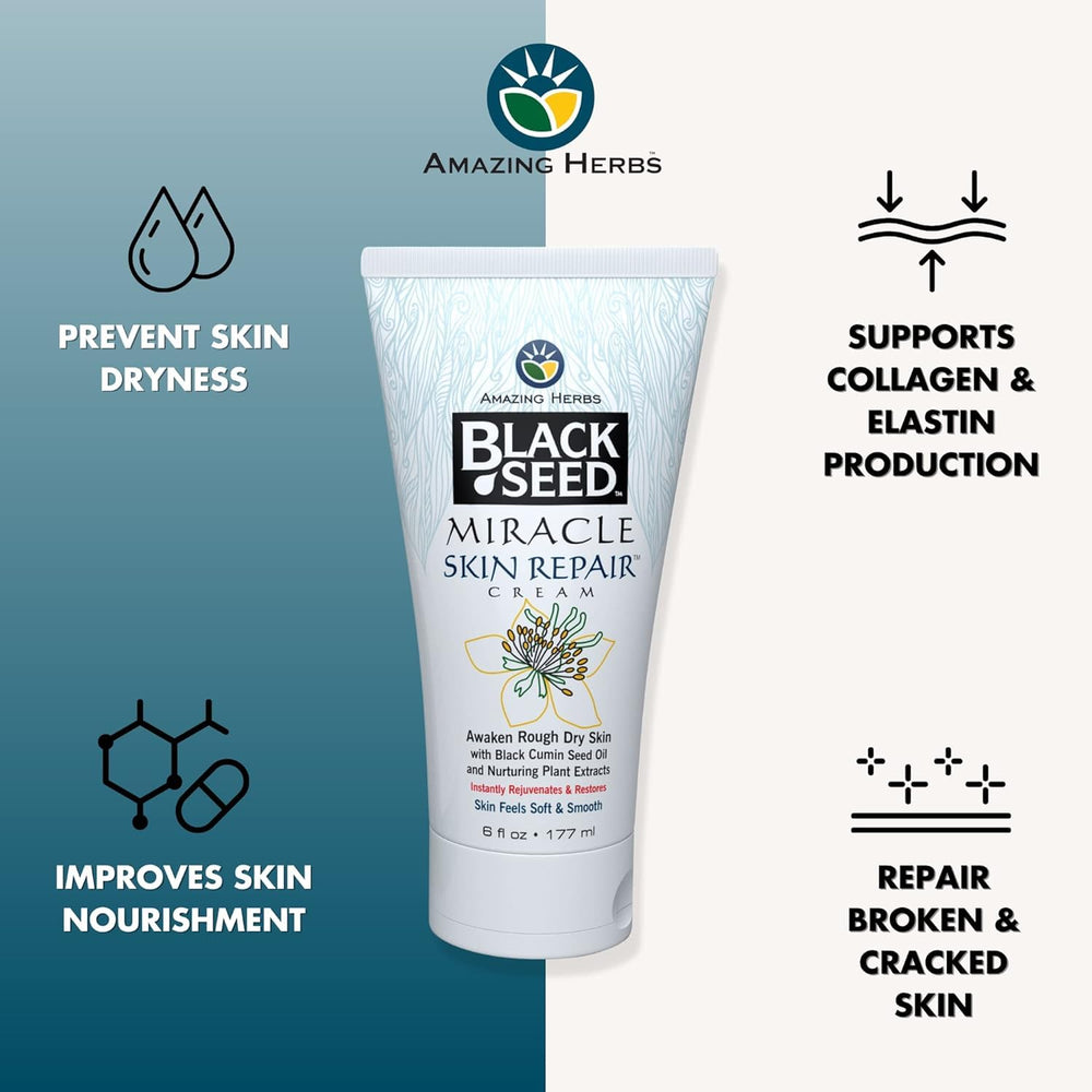 Amazing Herbs close-up cream texture showing smooth absorbent finish