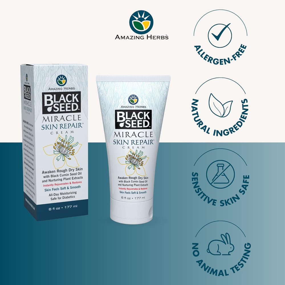 Amazing Herbs label close-up highlighting clean ingredients and clarity