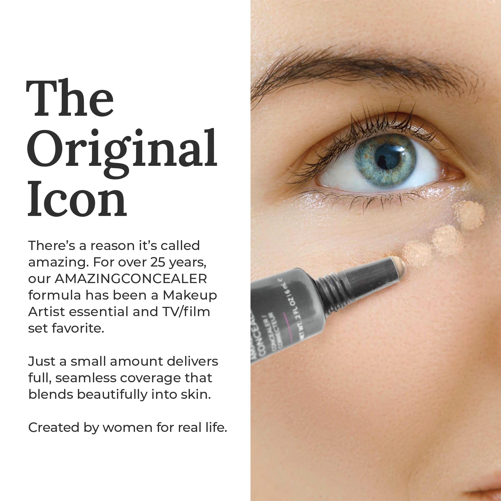 AmazingCosmetics finger applying a small dot showing ease of use benefit precise coverage