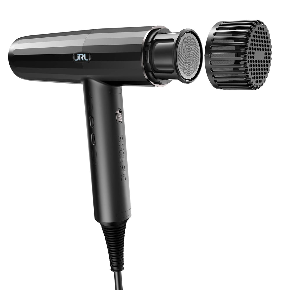 Amazon Series Forte Pro with diffuser attached defining curls and reducing frizz