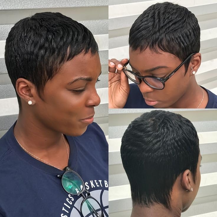 Amecire close-up of Brazilian hair texture and shine for realistic appearance