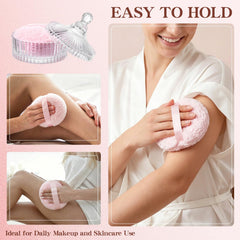 AmeLeis set held in hand illustrating the extra-large size and coverage