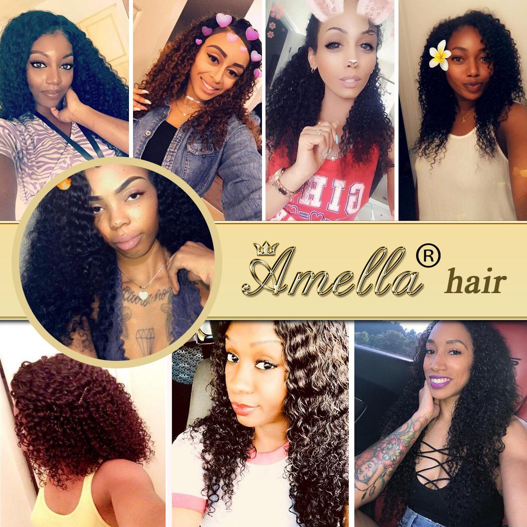 Amella heat styling image showing safe straightening and color customization example
