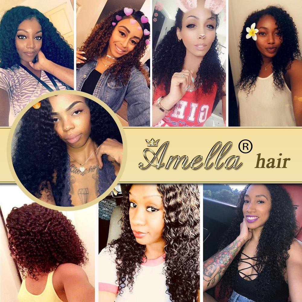 Amella heat styling image showing safe straightening and color customization example