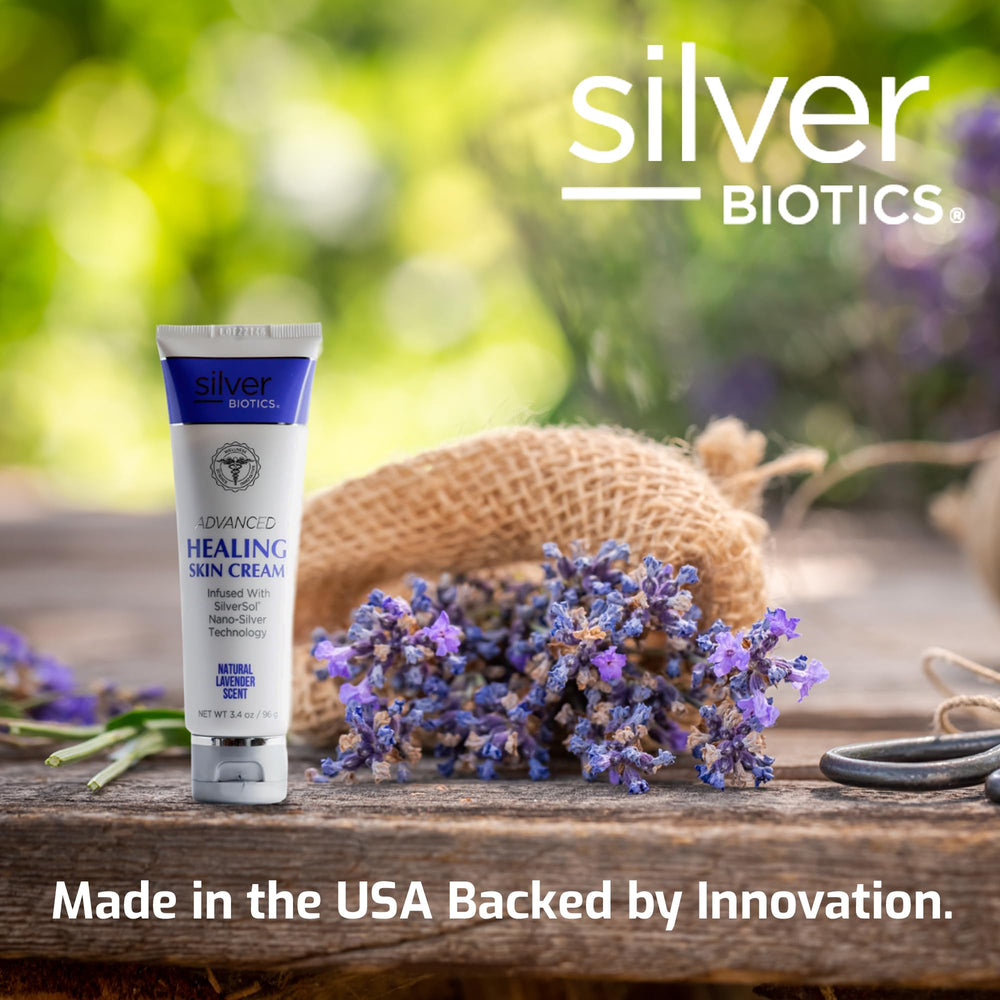 American Biotech Labs applying lotion to hand for smooth hydration