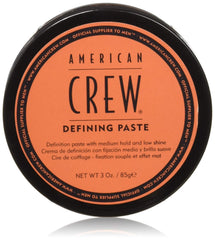 AMERICAN CREW front packaging of two 3oz tubs showing branding and contents benefit of value pack