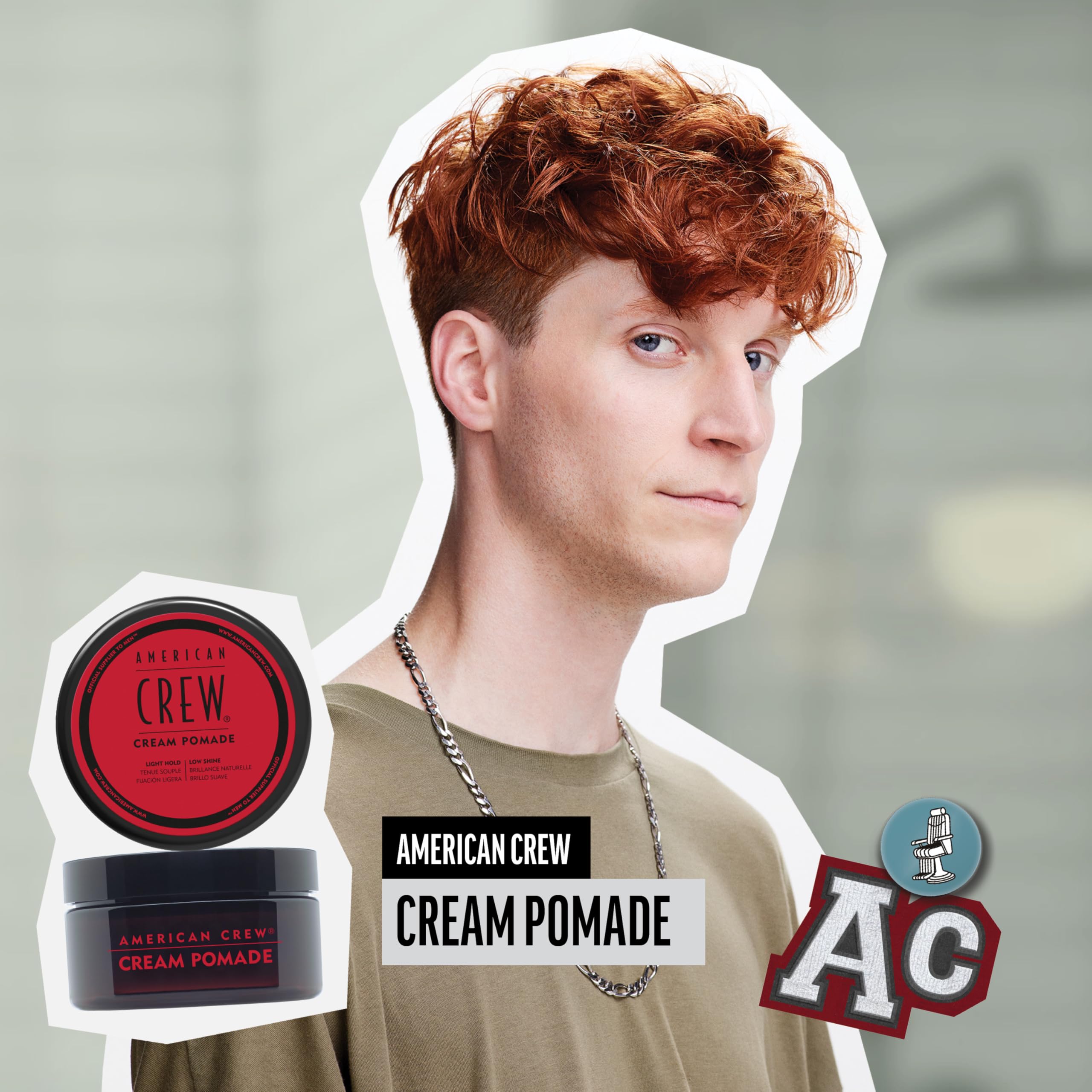 American Crew open jar close-up showing creamy texture for smooth control
