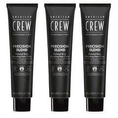 American Crew front packaging showing medium ash tubes and quick gray coverage
