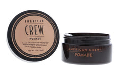 American Crew pomade open jar close-up showing creamy texture and smooth spreadability