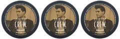 AMERICAN CREW pomade texture close-up demonstrating smooth spreadable finish benefit