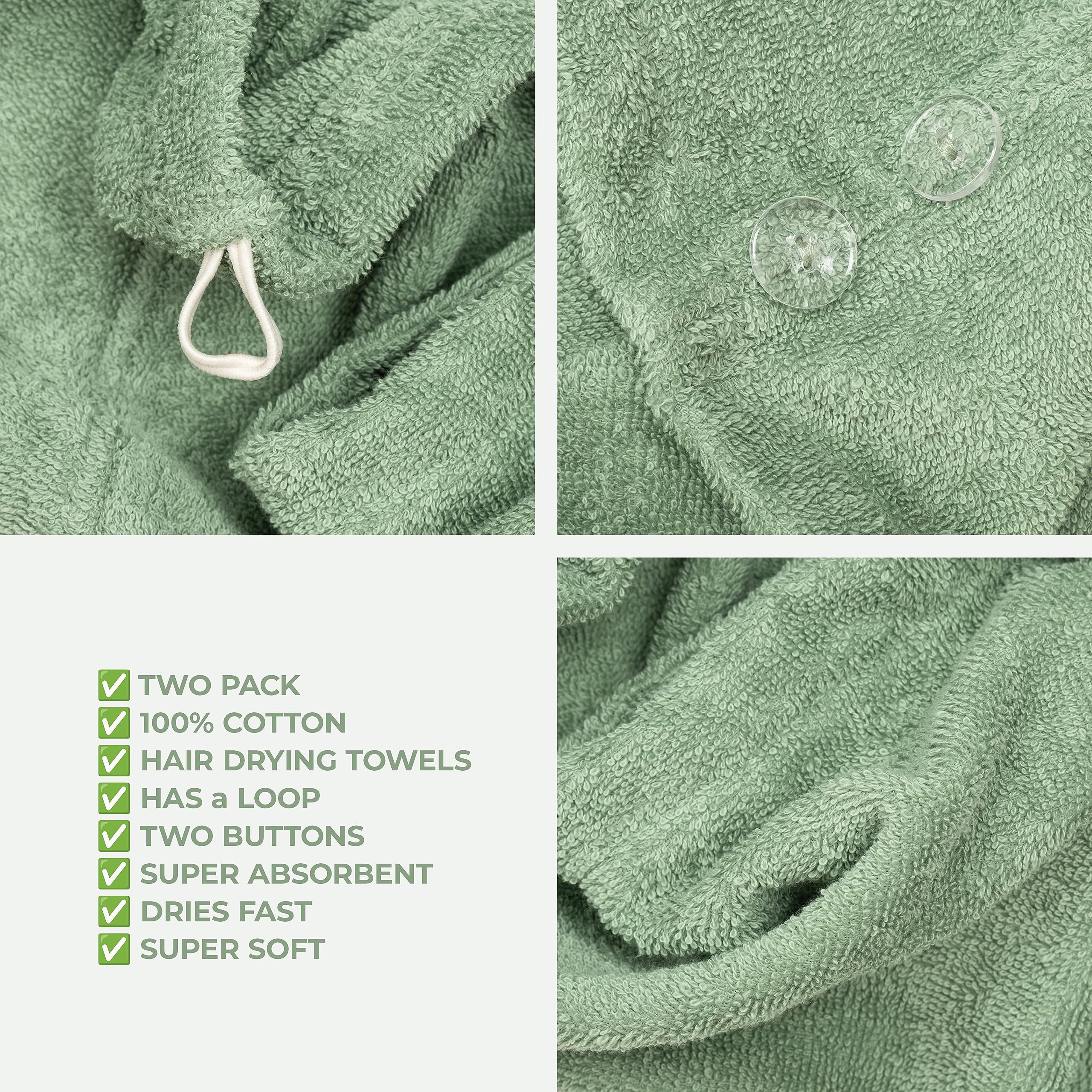 American Soft Linen inside view showing gathered long hair kept protected