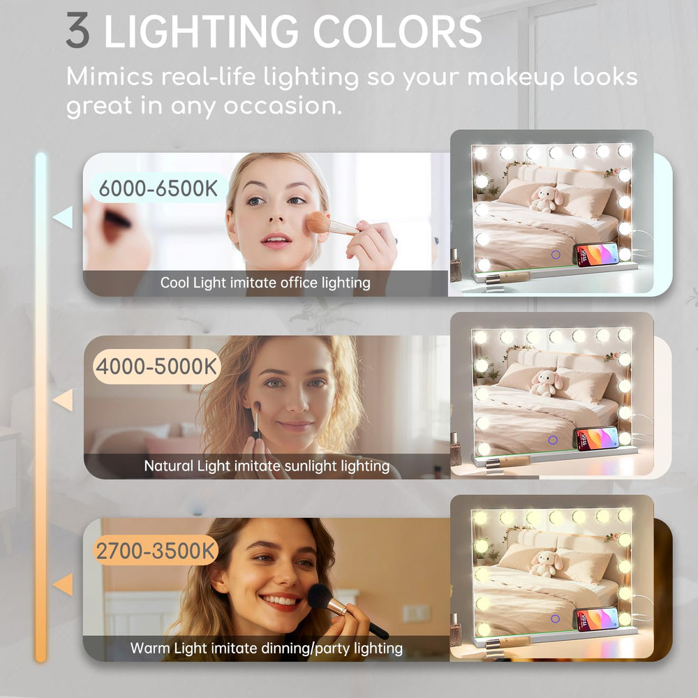 Amifiy close-up of 15 LED bulbs and white metal frame showing brightness