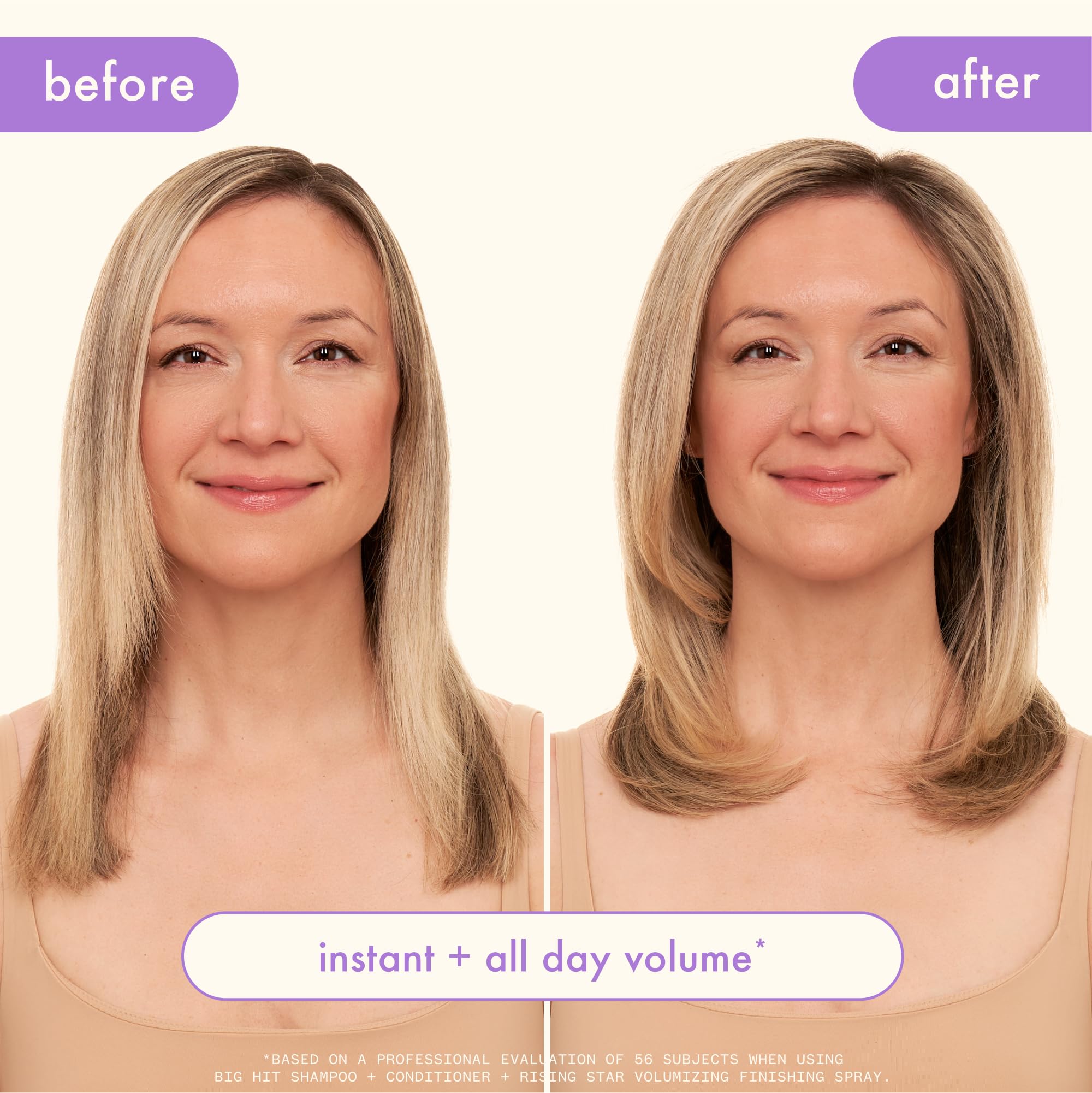 Amika bottle in hand to show 1000ml salon-size convenience