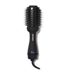 amika blow dryer brush 2.0 front view shows sleek design and fast styling