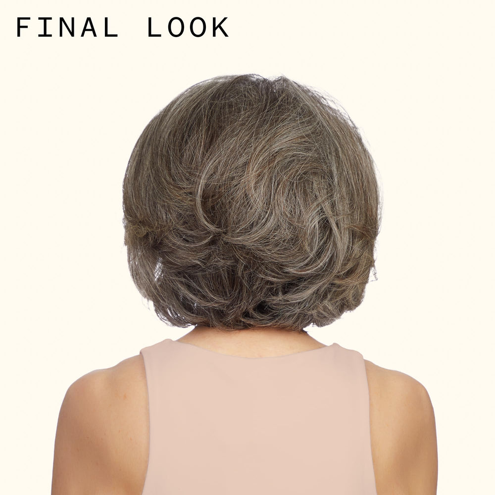 amika product in hair during blowout adding body and manageable movement