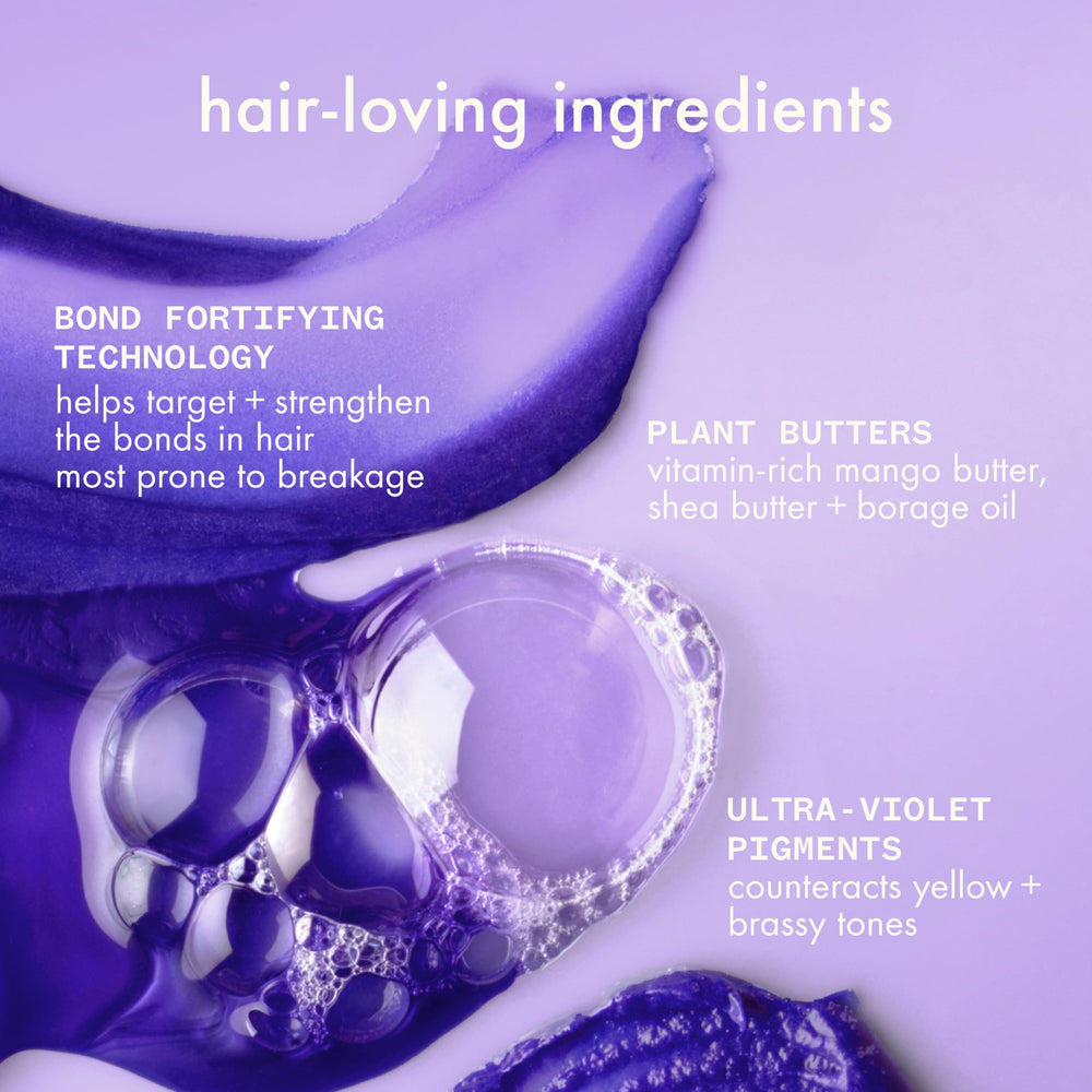 Amika conditioner held in hand demonstrating 275ml real size benefit