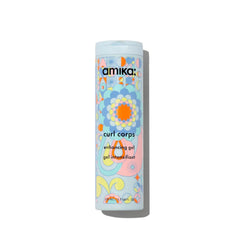 Amika Curl Corps front packaging showing the 200ml tube and branding benefit