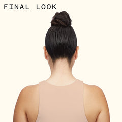 amika fluxus hairspray in action showing fine mist and workable texture