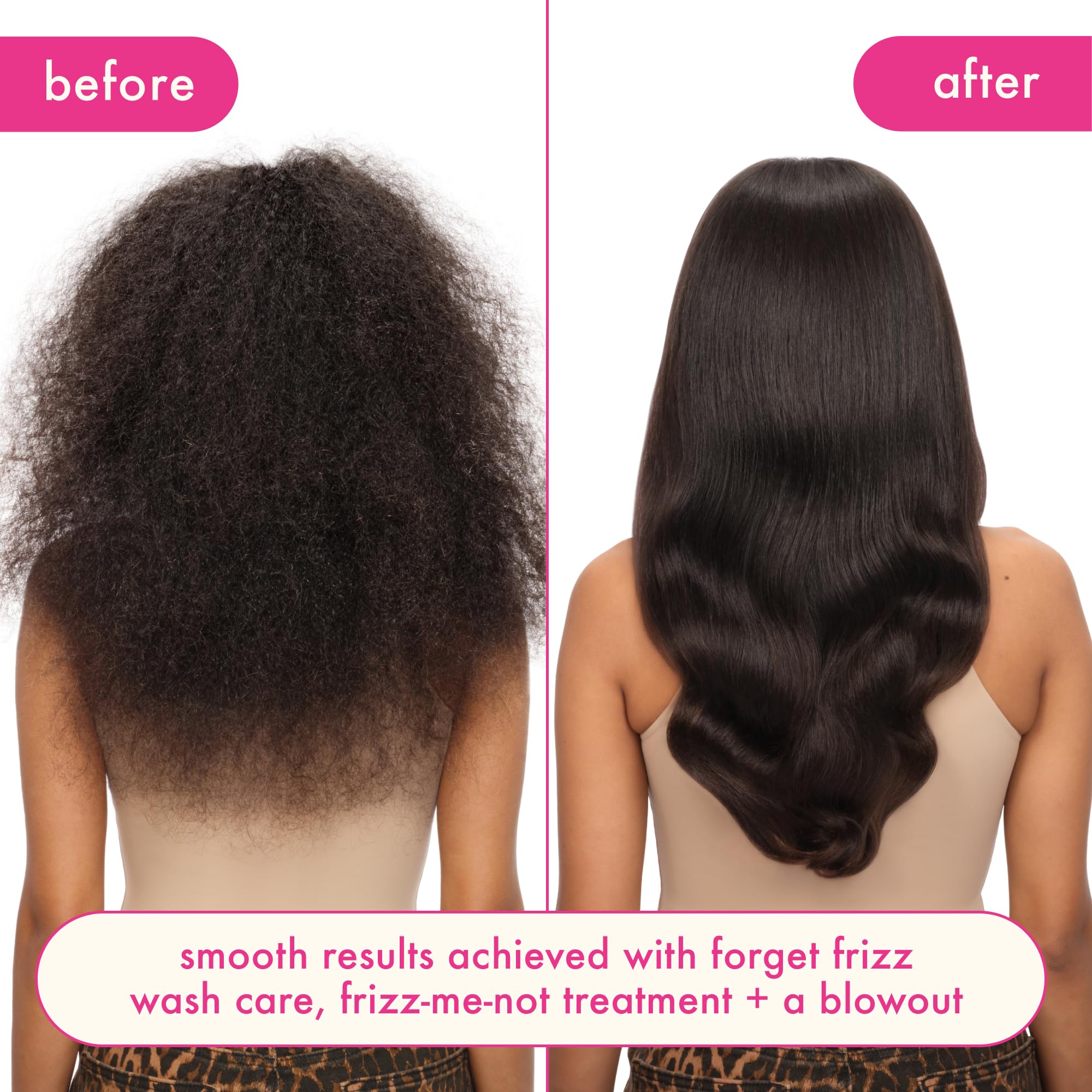 amika applying conditioner to wet hair for detangling benefit