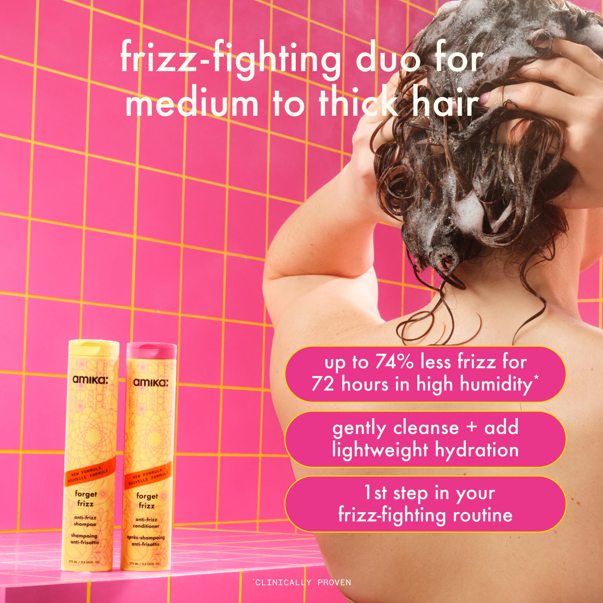 amika back label close-up showing ingredients and usage benefits