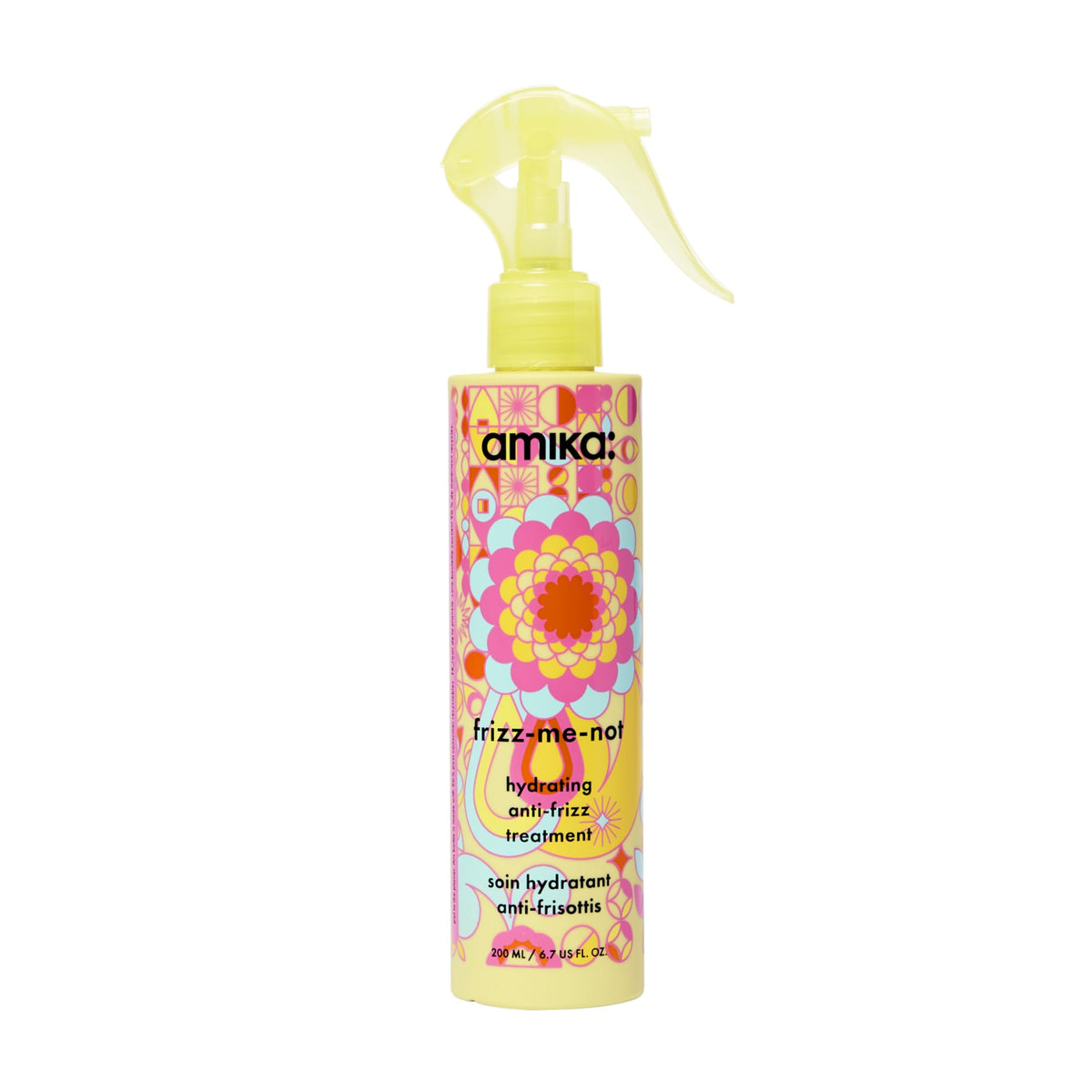 Amika product front packaging showing bottle and branding for easy identification