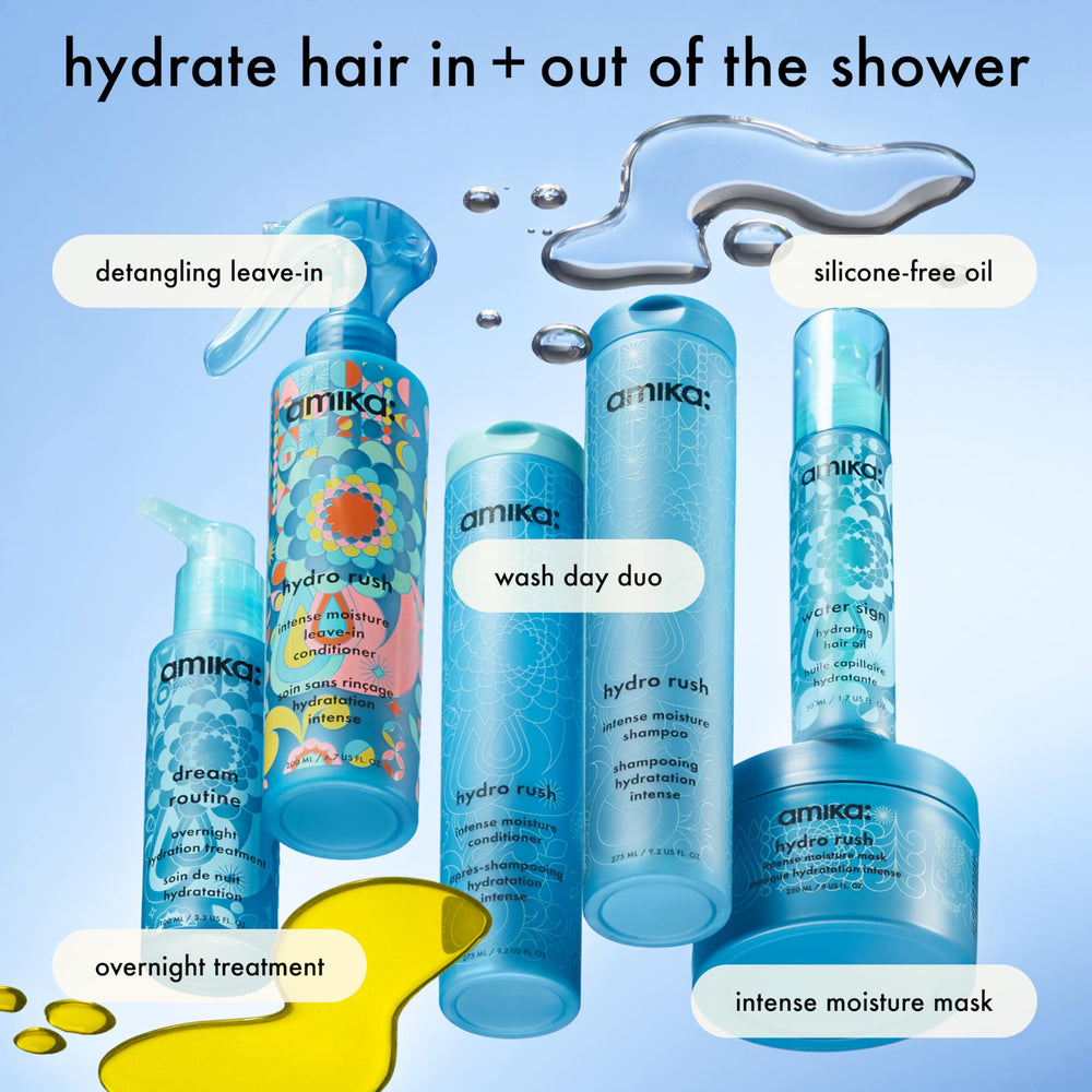 amika hyaluronic acid ingredient focus illustrating moisture attraction