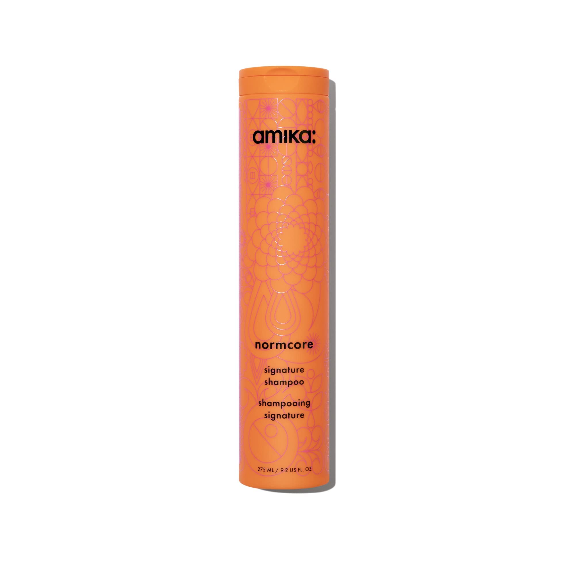 Amika Normcore front bottle showing label and clean design benefit clarity