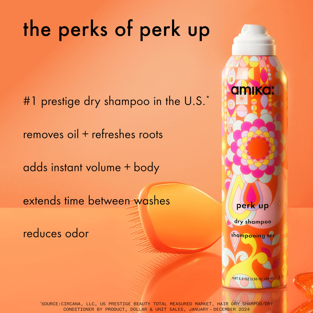 Amika nozzle close-up illustrating precise spray control and ease