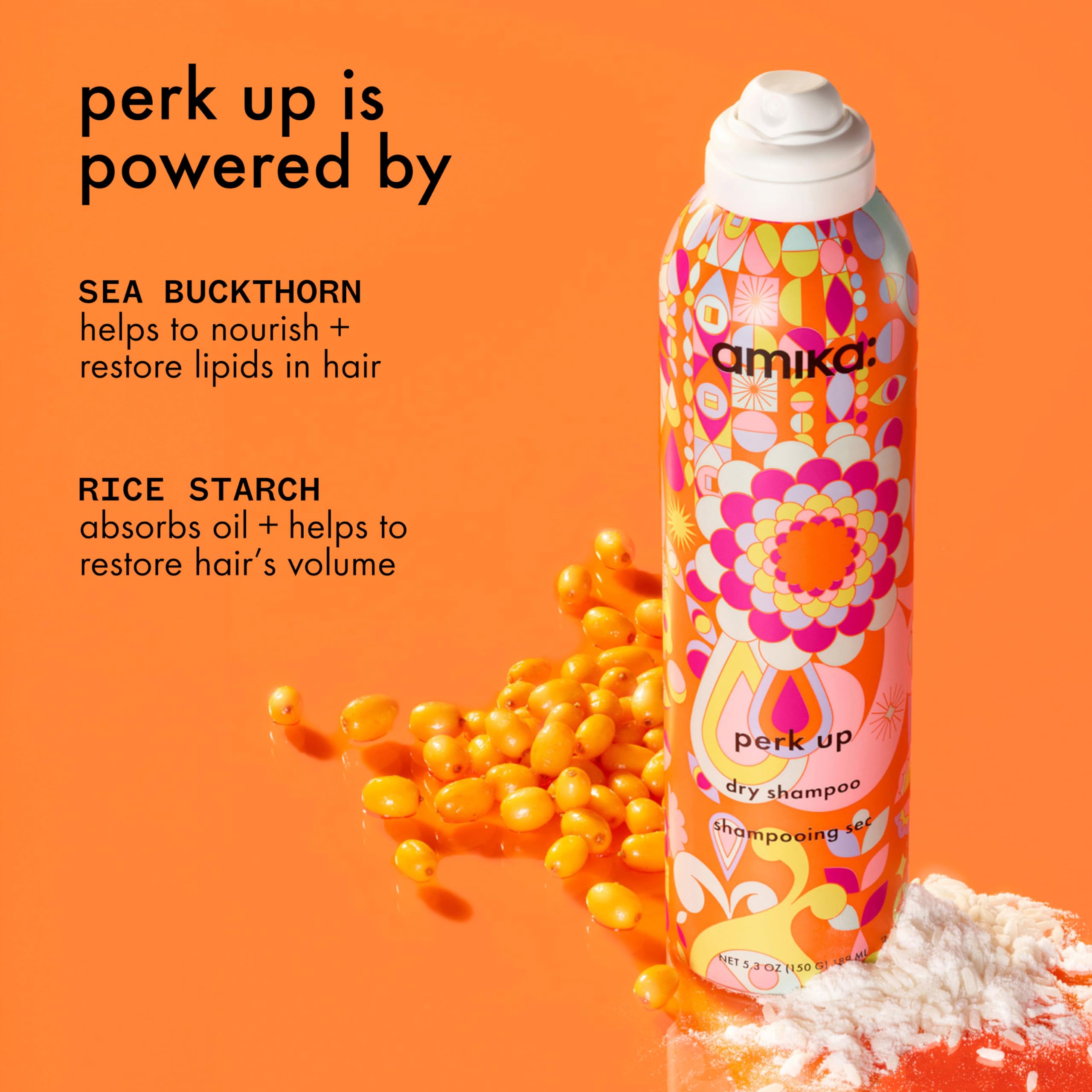 Amika applied to roots to refresh and add instant volume