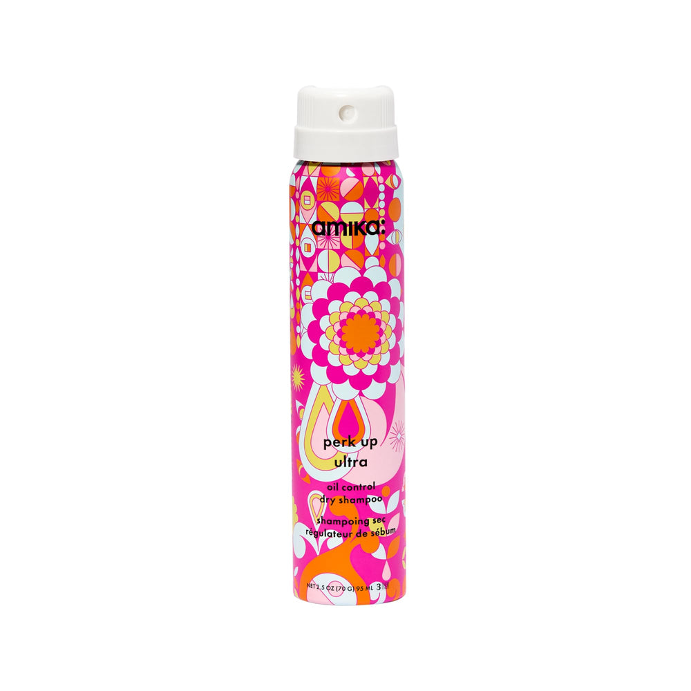 amika front packaging shows 2.5oz can and quick refresh benefit