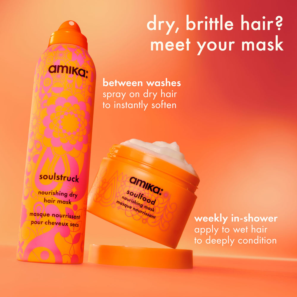 Amika Soulstruck label detail highlighting product name and directions