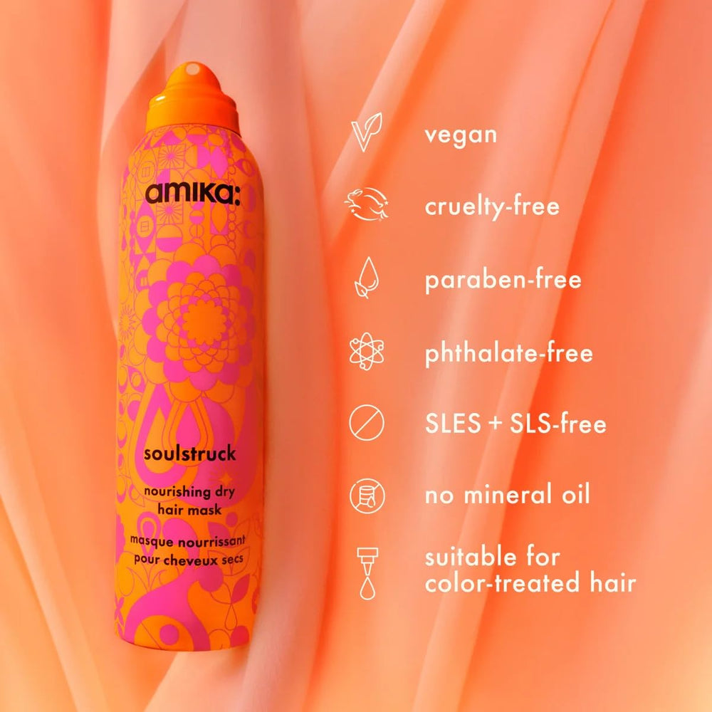 Amika Soulstruck texture before and after comparison for smoother hair