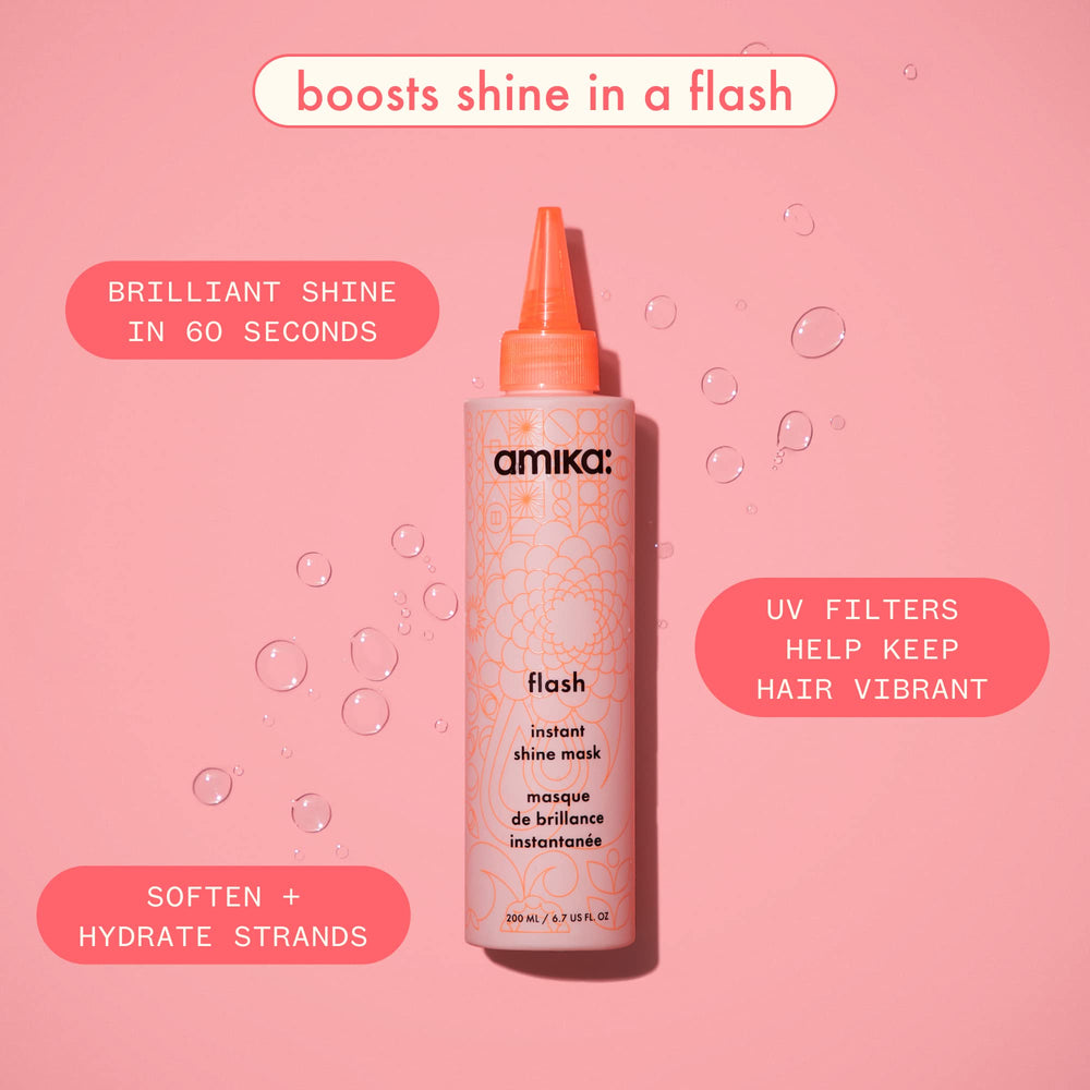 Amika texture closeup revealing smooth creamy mask for easy distribution